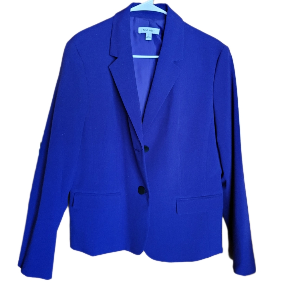 Purple Nine West Blazer- Suit Jacket - Size 14